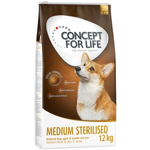 12kg Medium Sterilised Concept for Life croquettes pour chien pas cher