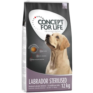12kg Labrador Sterilised Concept for Life croquettes pour chien pas cher