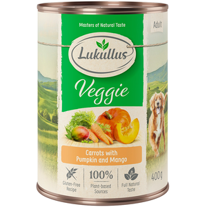6x400g Lukullus Veggie 6 x 400 - Pâtée pour chien pas cher
