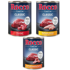 6x400g Rocco Classic lot mixte de topsellers - Pâtée pour chienVendu parzooplus-be