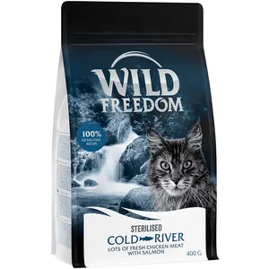 Wild Freedom Adult Cold River Sterilised, saumon pour chat - sans céréales - 400 g pas cher