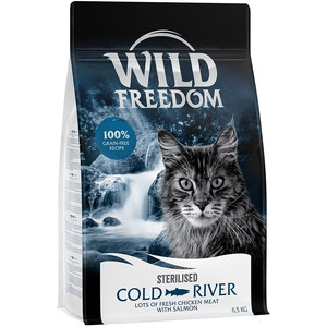 Wild Freedom Adult Cold River Sterilised, saumon pour chat - sans céréales - 6,5 kg pas cher