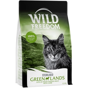 Wild Freedom Adult Green Lands Sterilised, agneau pour chat - sans céréales - 6,5 kg pas cher