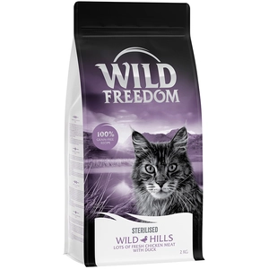 Wild Freedom Adult Wild Hills Sterilised, canard pour chat - sans céréales - 2 kg pas cher