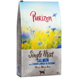 Purizon Single Meat saumon, fleurs de bleuet pour chat - 6,5 kg pas cher