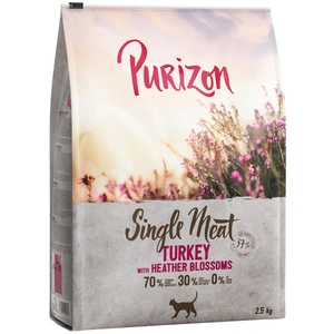 Purizon Single Meat dinde, fleurs de bruyère pour chat - 2,5 kg pas cher