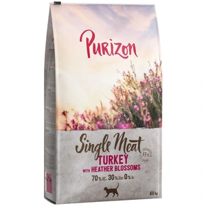 Purizon Single Meat dinde, fleurs de bruyère pour chat - 6,5 kg pas cher