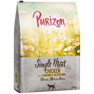 Purizon Single Meat poulet, fleurs de camomille pour chat - 2,5 kg pas cher