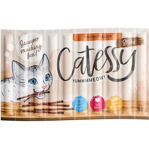 Catessy Sticks 10 x 5 g pour chat - volaille, foie pas cher