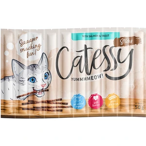 Catessy Sticks 10 x 5 g pour chat - saumon, truiteVendu parzooplus-be