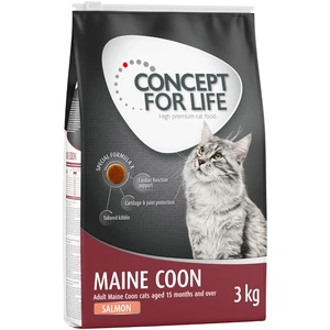 3kg Maine Coon Adult sans céréales saumon Concept for Life - Croquettes pour chat pas cher
