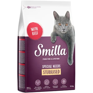 Smilla Adult Sterilised boeuf pour chat - 10 kg pas cher