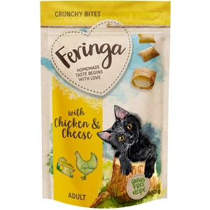 30g Feringa Bouchées croustillantes poulet, fromage - Friandises pour chat pas cher