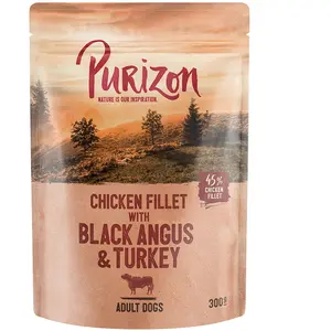 Purizon Adult 6 x 300 g pour chien - boeuf Black Angus pas cher