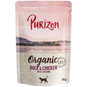 Purizon Organic Bio 6 x 85 g pour chat - canard, poulet, courgettes pas cher