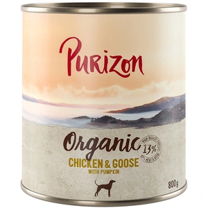 Purizon Organic Bio 6 x 800 g pour chien - poulet, oie & potiron pas cher