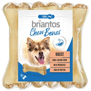 Briantos Chew Bones Digest (avec des prébiotiques) pour chien - 6 x 12 cm (330 g) pas cher