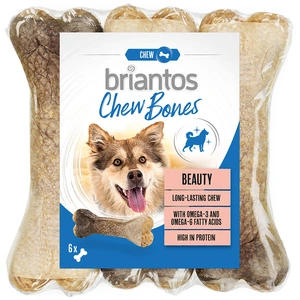 Briantos Chew Bone Beauty pour chien - 6 x 12 cm (330 g) pas cher
