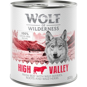 Wolf of Wilderness Adult - Single Protein 6 x 800 g pour chien - High Valley, boeufVendu parzooplus-be