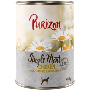 Purizon Single Meat 6 x 400 g pour chien - poulet, fleurs de camomilleVendu parzooplus-be