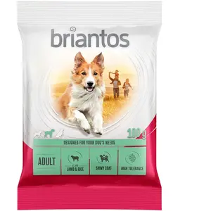 Briantos Adult agneau, riz pour chien - format d'essai : 100 g pas cher
