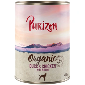 Purizon Organic Bio 6 x 400 g pour chien - canard, poulet & courgettesVendu parzooplus-be