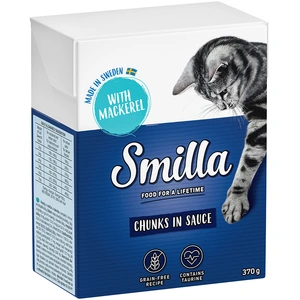 Smilla Bouchées en sauce 6 x 370 g pour chat - maquereau pas cher