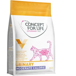 350g Concept for Life Veterinary Diet Urinary Moderate Calorie nourriture pour chat sèche pas cher