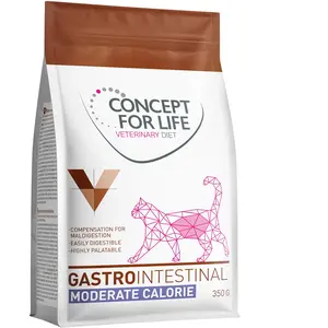 350g Concept for Life Veterinary Diet Gastrointestinal Moderate Calorie Katzenfutter trocken pas cher