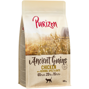 Purizon Adult poulet, poisson - céréales anciennes pour chat - 400 g pas cher