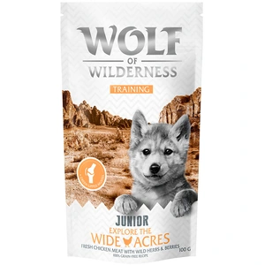 Wolf of Wilderness Training JUNIOR  Explore the Wide Acres  poulet pour chiot - 100 gVendu parzooplus-be