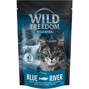 Wild Freedom Bouchées sauvages 80 g (sans céréales) pour chat - Blue River - poulet, saumon pas cher
