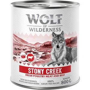 Wolf of Wilderness Senior  Expedition  6 x 800 g pour chien - Stony Cr...Vendu parzooplus-be