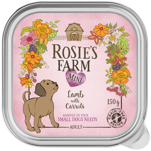 Rosie's Farm Mini 6 x 150 g pour chien - agneau aux carottes pas cher