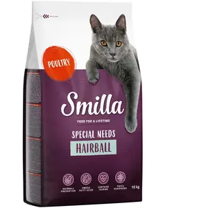 Smilla Hairball volaille pour chat - 10 kg pas cher