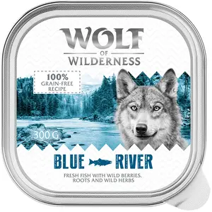 Wolf of Wilderness Adult - Single Protein 6 x 300 g pour chien - Blue River - poisson pas cher