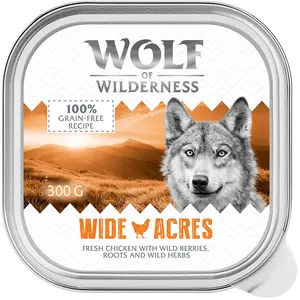 Wolf of Wilderness Adult - Single Protein 6 x 300 g pour chien - Wide Acres - poulet pas cher