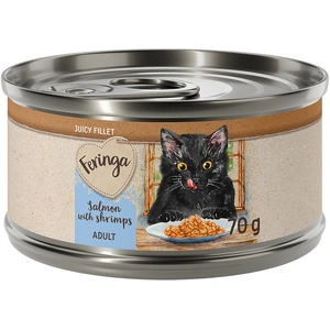 Feringa Filets juteux 12 x 70 g pour chat saumon, crevettes (12 x 70 g) pas cher
