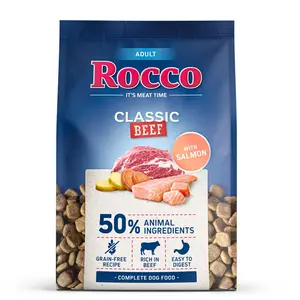 Rocco Adult Classic boeuf avec saumon - 1 kg pas cher