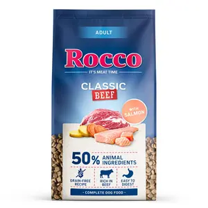 Rocco Adult Classic boeuf avec saumon - 10 kg pas cher