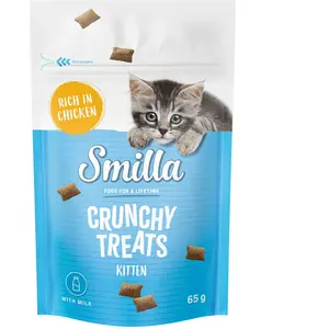 Smilla Crunchy Treats Kitten pour chaton - poulet (65 g) pas cher