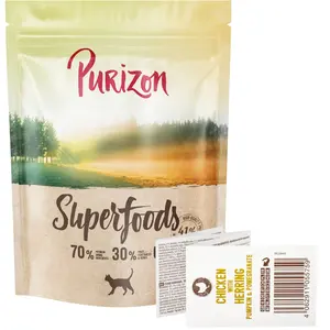 400g Superfoods Poulet Purizon croquettes pour chat pas cher