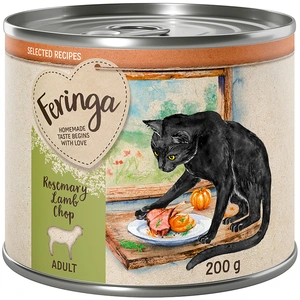 Feringa Recettes sélectionnées 6 x 200 g pour chat - romarin, côtelette d'agneau (6 x 200 g) pas cher