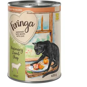 Feringa Recettes sélectionnées 6 x 400 g pour chat - romarin, côtelette d'agneau (6 x 400 g) pas cher