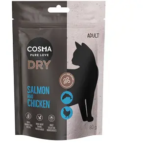 Offre découverte Cosma saumon, poulet pour chat - 80 gVendu parzooplus-be