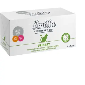 Lot mixte Smilla Veterinary Diet 8 x 100 g pour chat pas cher