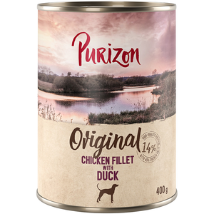 Purizon Adult 6 x 400 g - sans céréales pour chien - canard, carottes, mûres pas cher