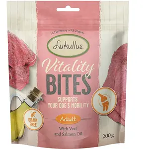 Bouchées Lukullus Vitality Mobility veau (sans céréales) pour chien - 200 g pas cher
