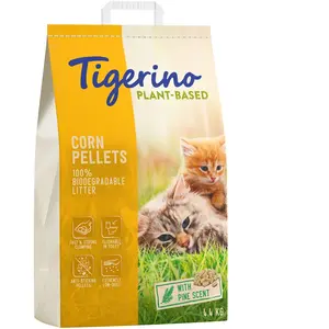 Litière Tigerino Plant-Based au maïs   senteur pin pour chat   7 l pas cher