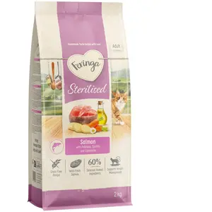 2kg Feringa Adult Sterilised saumon nourriture sèche pour chats pas cher
